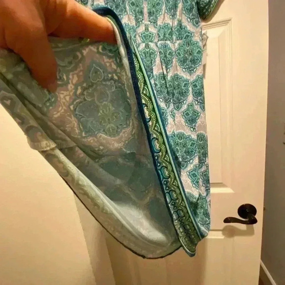 London Times Women’s Midi Print Short Sleeve Pretty Unique size 8 - Picture 7 of 13